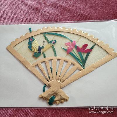 葉脈+麥秸畫藝術(shù)書簽(手工制作七八十年代出口創(chuàng)匯產(chǎn)品)