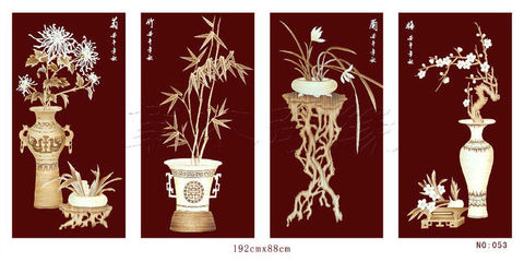 精美的中國傳統麥秸畫藝術(二)